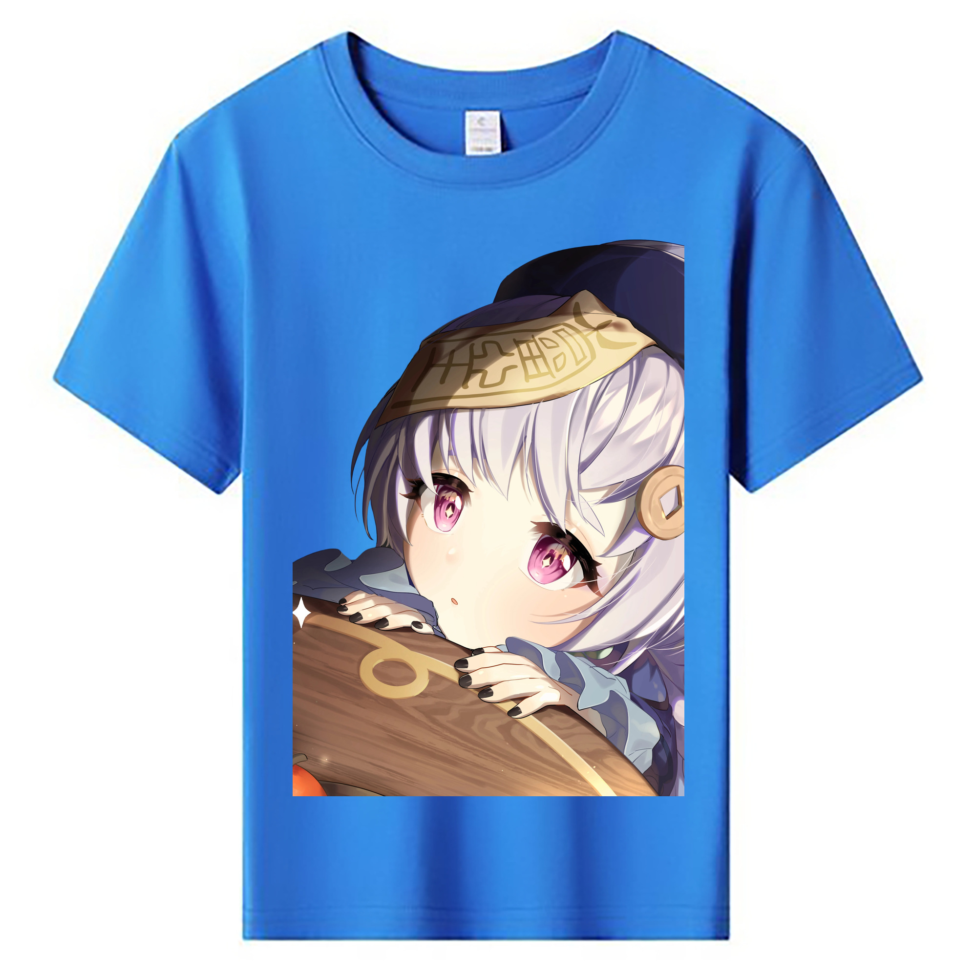 げんし神 七七 なな  genshin Nana 綿100％キッズTシャツ（フロントプリント）